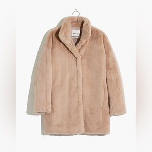 Madewell Faux Fur Coat - NEW